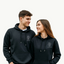 2 Pack : Cardiac Heart with Quote on Front and Sleeves Couple Hoodies