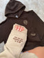 2-Pack: Favorite Place To Be Embroidery Couples Hoodies