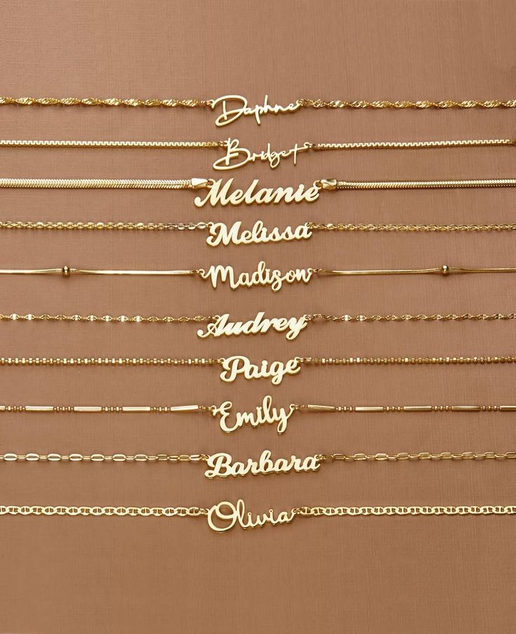 Custom name necklace