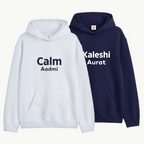2 Pack : Calm Aadmi Kaleshi Aurat Couple Hoodie
