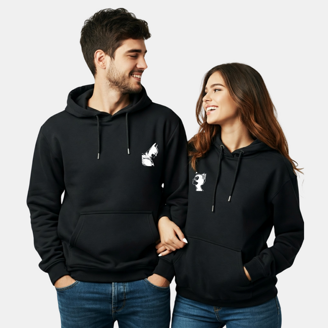 2 Pack :  Batman & Catwomen Couple Hoodies Hover Image