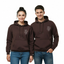 2 Pack :  Cardiac Heart Brown Couple Hoodie