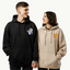2 Pack : Tom & Jerry Peeping Black Beige Couple Hoodie