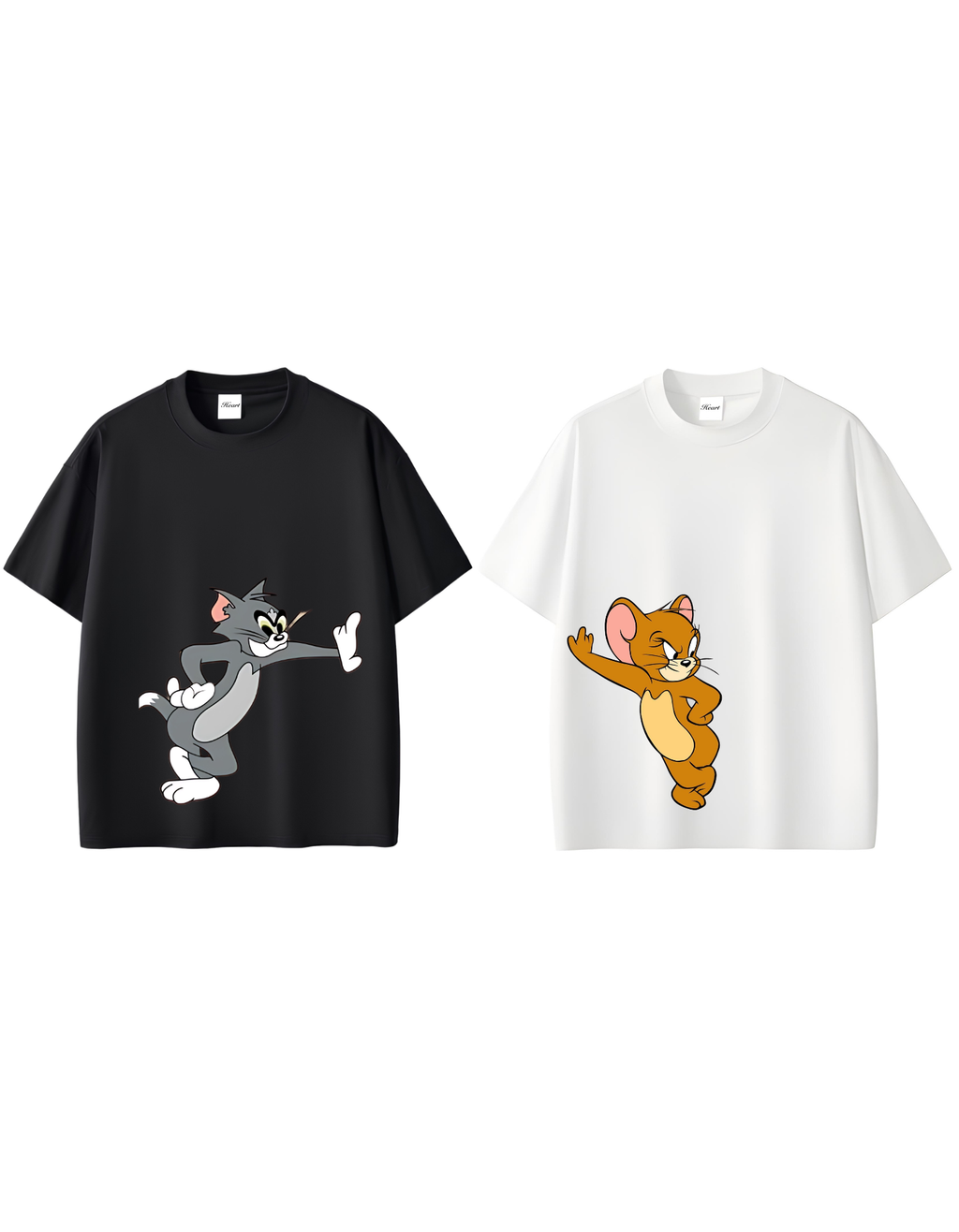 2 Pack : Tom and Jerry in Attitude Couple T-Shirt