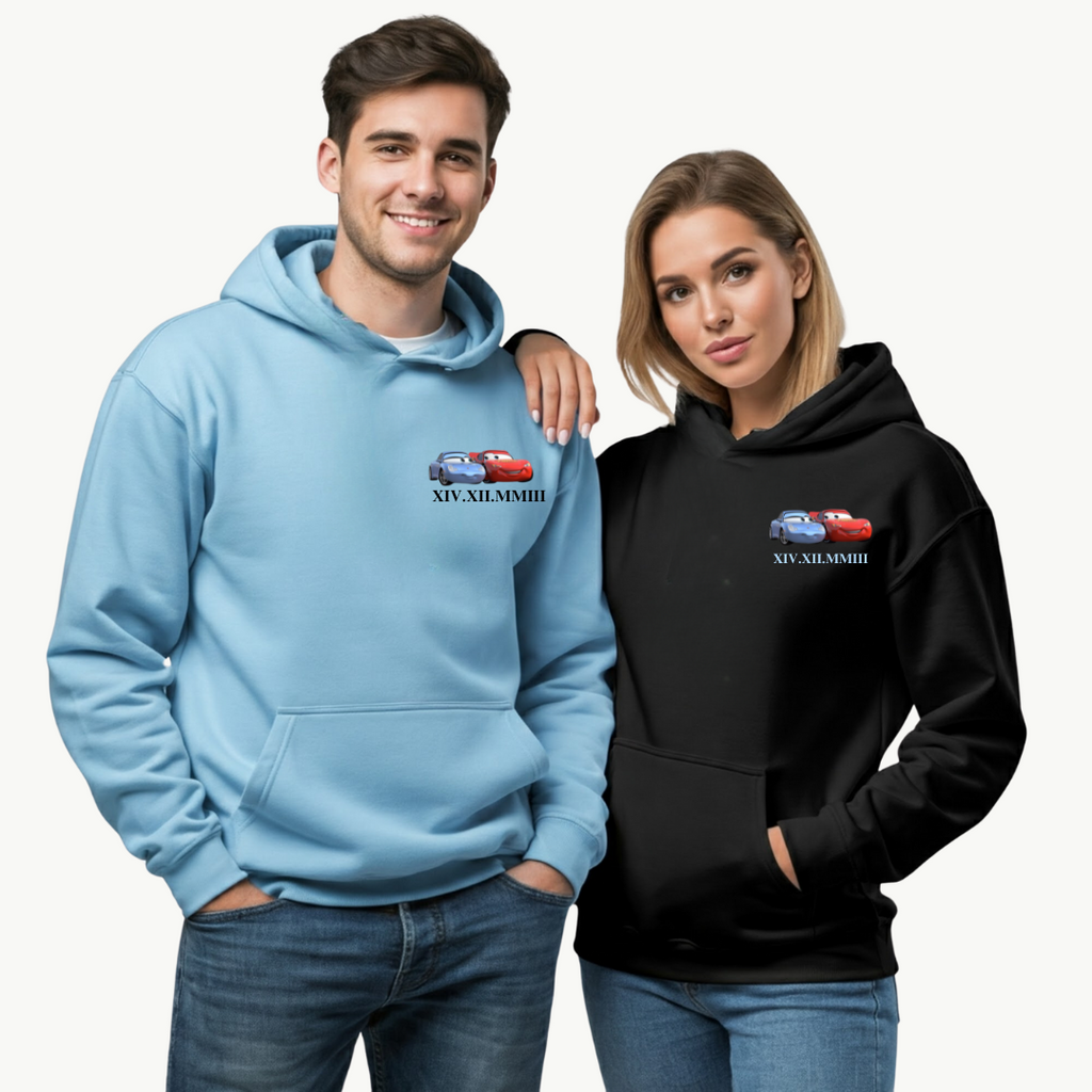 2 Pack : McQueen and Sally Couple Hoodie