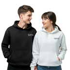 2 Pack : Ghost Proposing Black & White Couple Hoodie