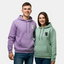 2 Pack : Toothless & Light Fury Sage Green Lilac Couple Hoodies