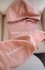 I Cry A Lot Pink Single Embroidery Hoodie
