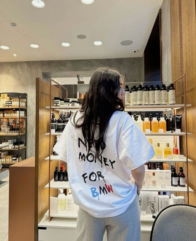 Need Money for BMW Unisex Oversized Tshirt Main Image