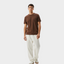 BASIC RELAXED FIT T-SHIRT BROWN