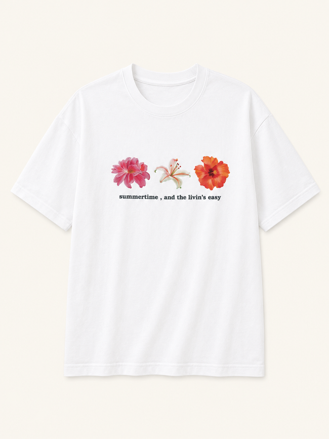 Summertime Oversized T-Shirt Hover Image