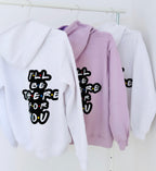 3 Pack : I’ll Be There For You - White & Lilac Hoodies
