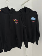 2 Pack : McQueen Ombre and Sally Madison Black Hoodies
