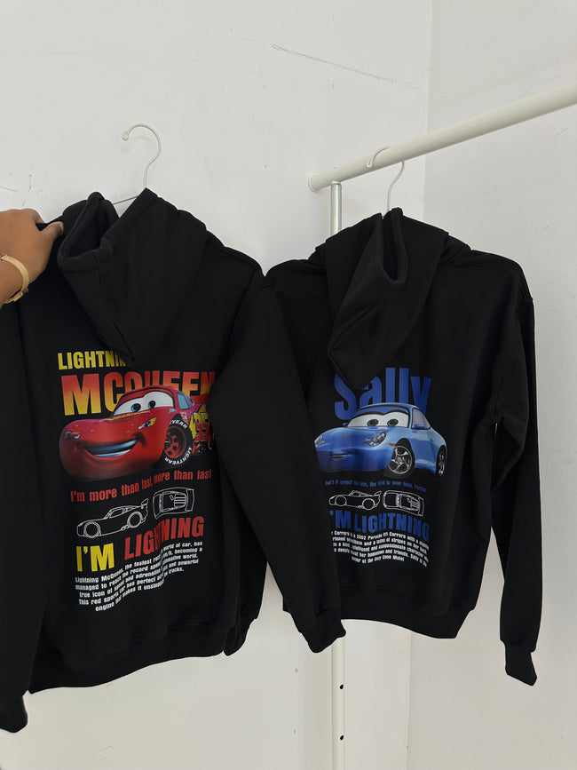 2 Pack : McQueen Ombre and Sally Madison Black Hoodies Hover Image