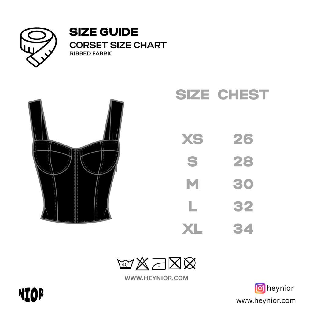 Rib Knit Corset Vest Top in White