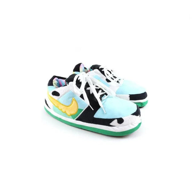 Pastel Pop Dunks High Sneakers - Soft & Stylish Indoor Slippers Hover Image