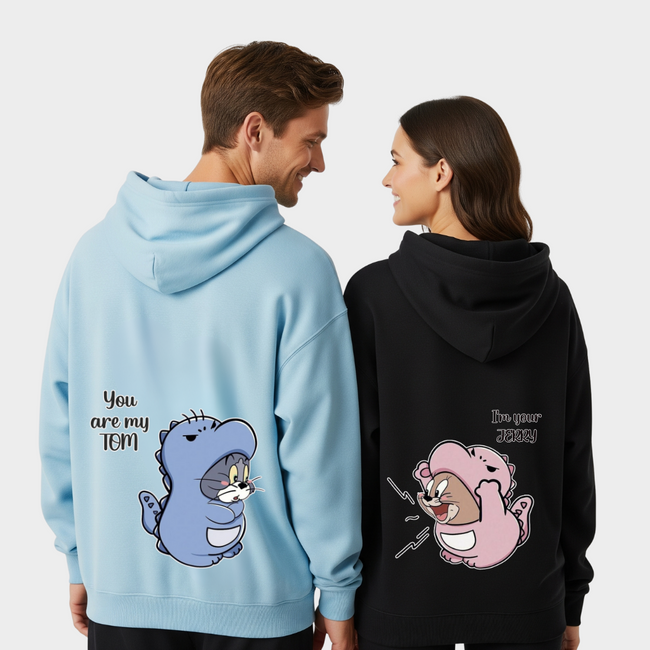 2 Pack : You are my Tom Jerry Couple Hoodie Hover Image