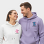 2 Pack: Custom Dates Angel and Stitch in Love Couple Hoodies