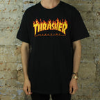 Thrasher Printed Black T-Shirt