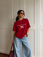 I’m Literally Just A Girl Red Oversized T-Shirt