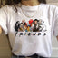 Friends Joker Printed White T-Shirt