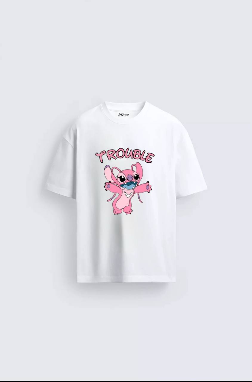 2 Pack : Where I Go Trouble Follows Couple T-Shirts