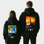 Custom Oversized Spotify Scan Code Hoodie