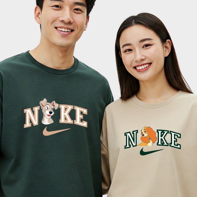 2 Pack : Nike Lady Tramp Couple T-Shirts Main Image